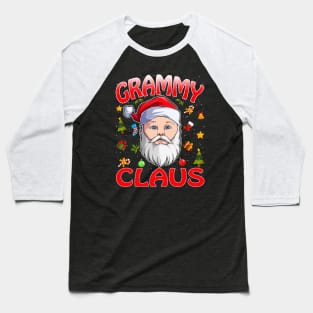 Grammy Santa Claus Christmas Matching Costume Baseball T-Shirt